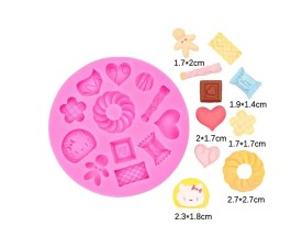 Molde silicona 12 golosinas 